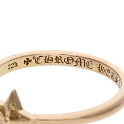 Chrome Hearts 22K Bubblegum Star Gold Ring Size ONE SIZE