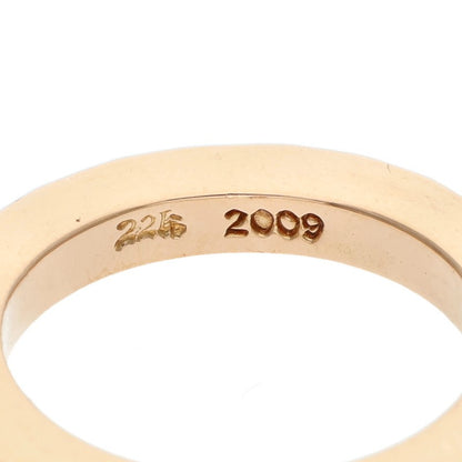 Chrome Hearts 22K TFP PNK Big Gold Ring Size ONE SIZE