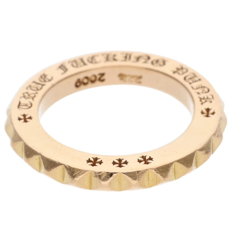 Chrome Hearts 22K TFP PNK Big Gold Ring Size ONE SIZE