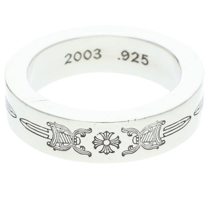 Chrome Hearts 6mm SPACER DAGGER Silver Ring Size ONE SIZE