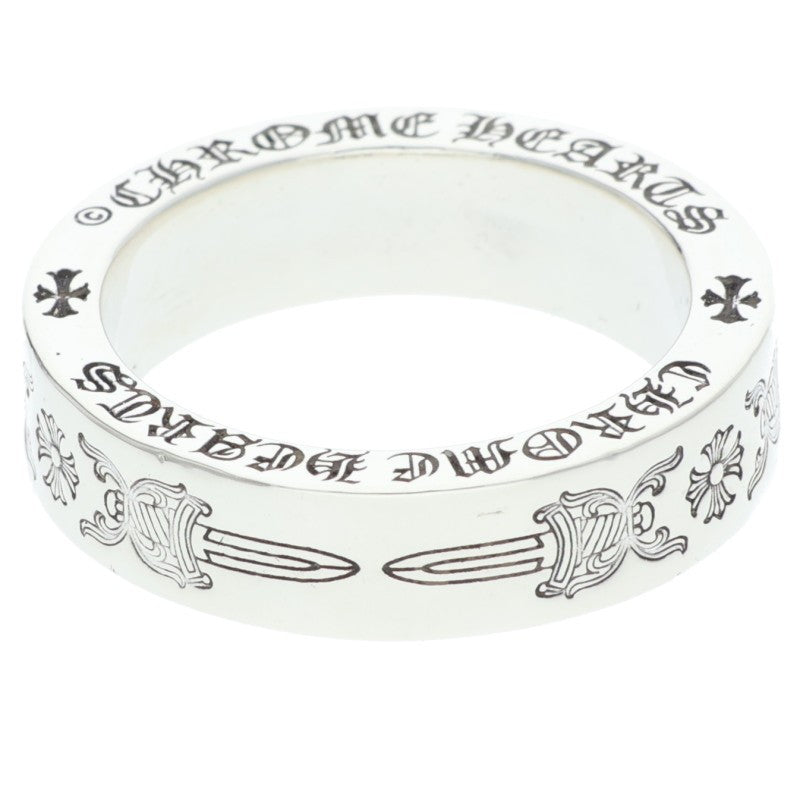 Chrome Hearts 6mm SPACER DAGGER Silver Ring Size ONE SIZE