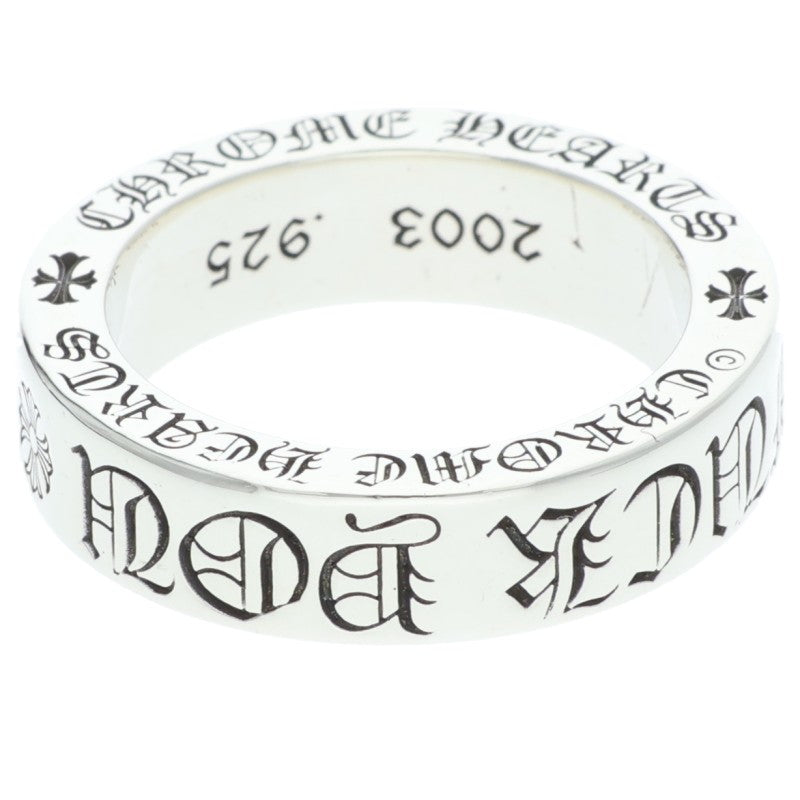 Chrome Hearts 6mm SPACER FUCKYOU Silver Ring Size ONE SIZE