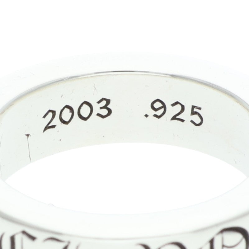Chrome Hearts 6mm SPACER FUCKYOU Silver Ring Size ONE SIZE