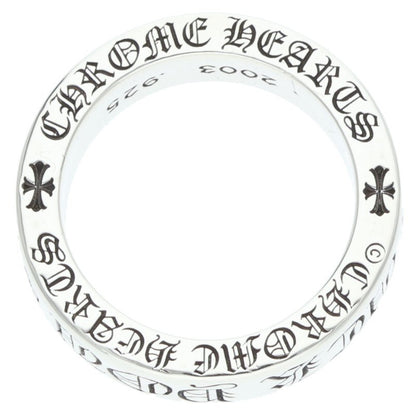 Chrome Hearts 6mm SPACER FUCKYOU Silver Ring Size ONE SIZE