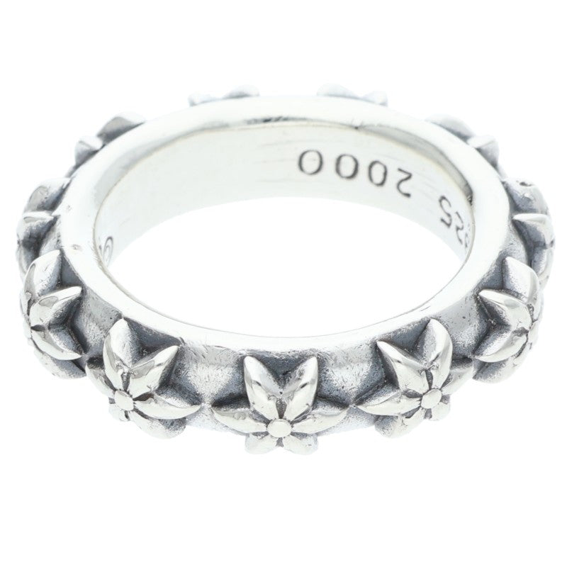 Chrome Hearts STAR BAND Silver Ring Size ONE SIZE