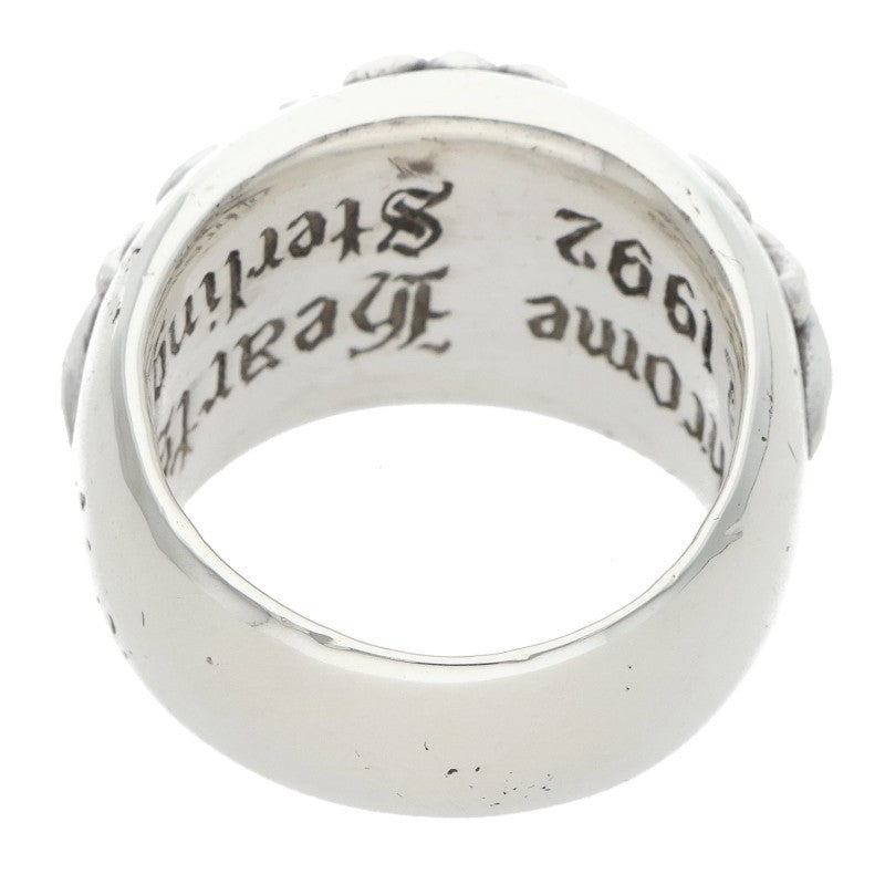 Chrome Hearts FLRL CRS Sterling Silver Ring Size 12.5