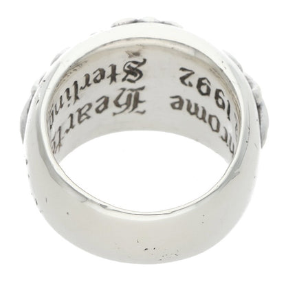 Chrome Hearts FLRL CRS Sterling Silver Ring Size 12.5