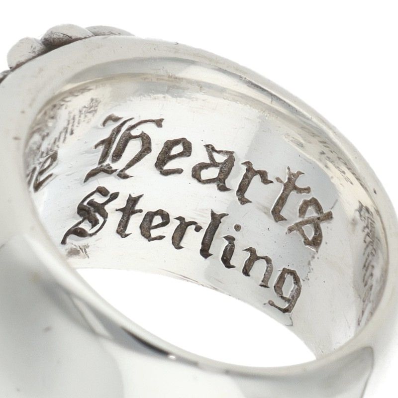 Chrome Hearts FLRL CRS Sterling Silver Ring Size 12.5