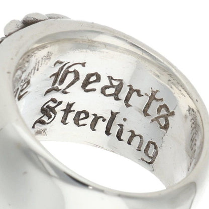 Chrome Hearts FLRL CRS Sterling Silver Ring Size 12.5