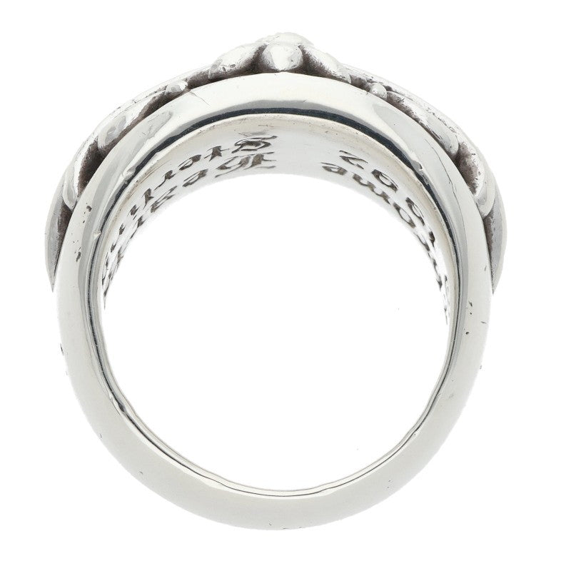 Chrome Hearts FLRL CRS Sterling Silver Ring Size 12.5