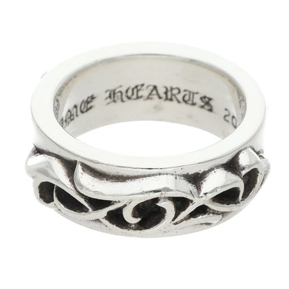Chrome Hearts DBL NARROW VINE BAND Silver Ring Size ONE SIZE