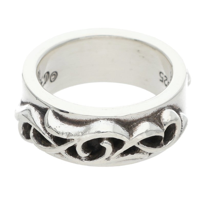 Chrome Hearts DBL NARROW VINE BAND Silver Ring Size ONE SIZE
