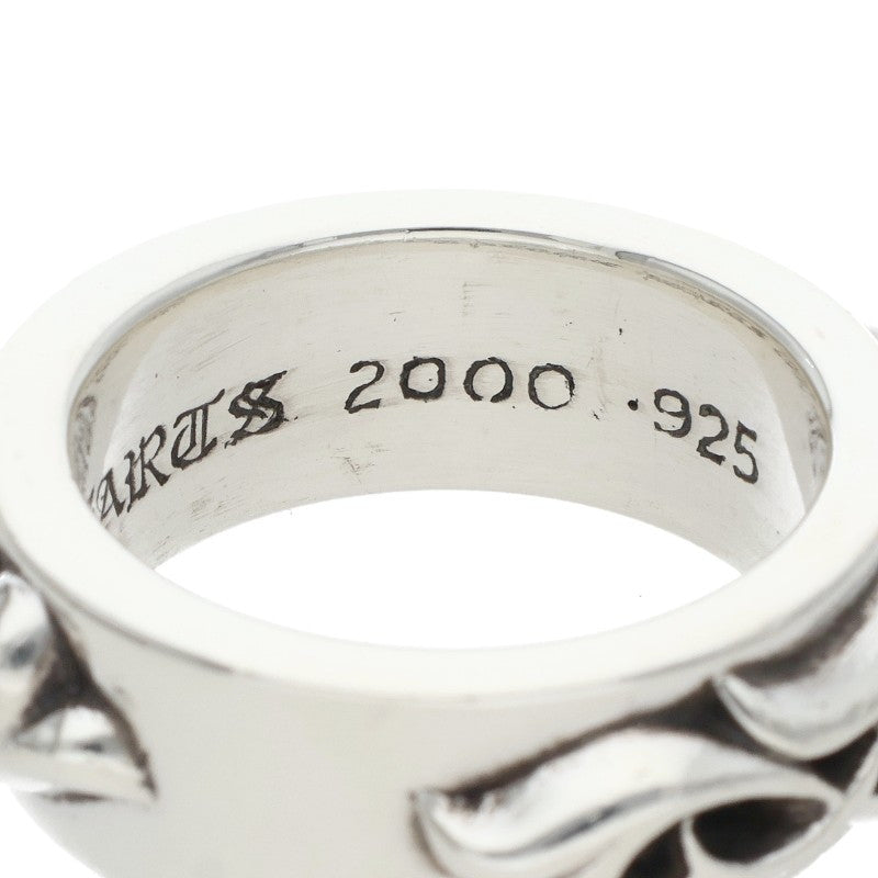 Chrome Hearts DBL NARROW VINE BAND Silver Ring Size ONE SIZE