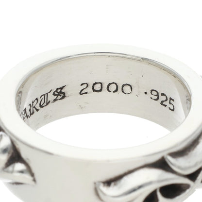 Chrome Hearts DBL NARROW VINE BAND Silver Ring Size ONE SIZE