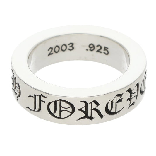 Chrome Hearts 6mm Spacer Forever Silver Ring Size ONE SIZE