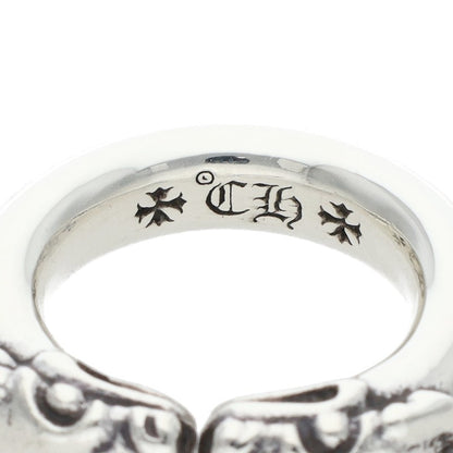 Chrome Hearts DOUBLE DOG 925 Silver Ring Size ONE SIZE