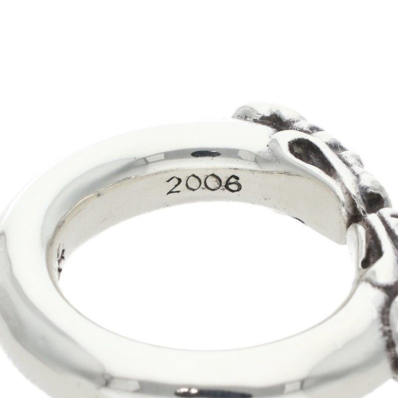 Chrome Hearts DOUBLE DOG 925 Silver Ring Size ONE SIZE
