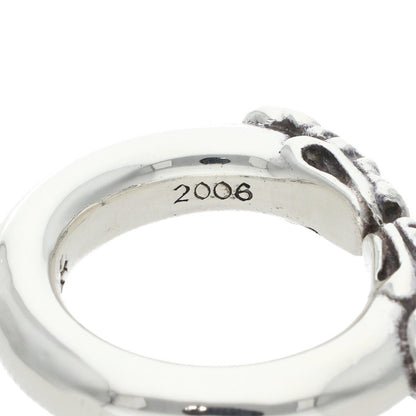Chrome Hearts DOUBLE DOG 925 Silver Ring Size ONE SIZE