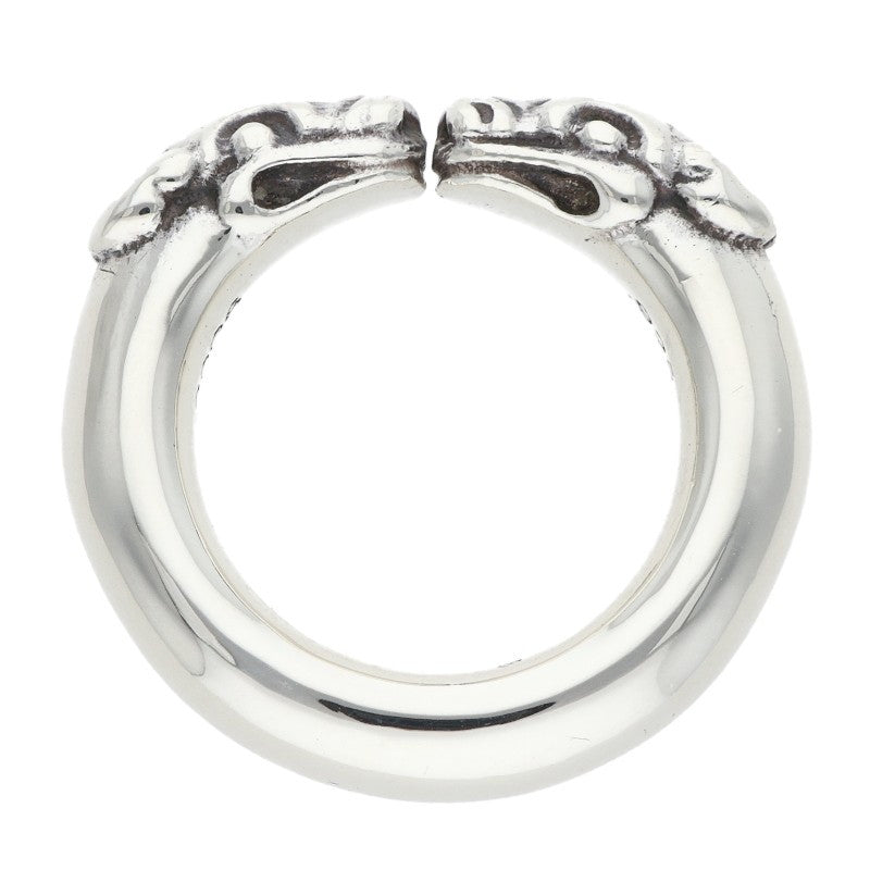 Chrome Hearts DOUBLE DOG 925 Silver Ring Size ONE SIZE