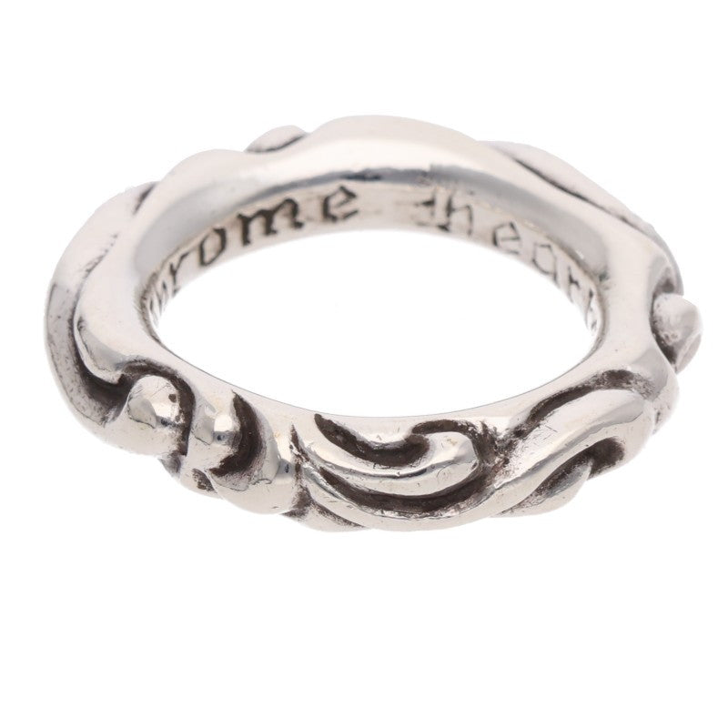 Chrome Hearts SCRL BAND Silver Ring Size ONE SIZE