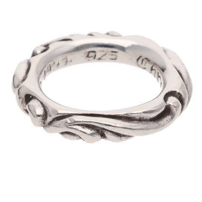 Chrome Hearts SCRL BAND Silver Ring Size ONE SIZE