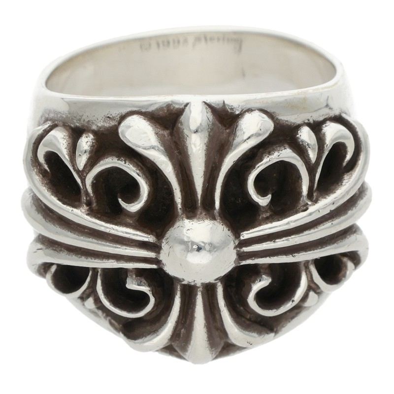 Chrome Hearts KEEPER Sterling Silver Ring Size 18.5