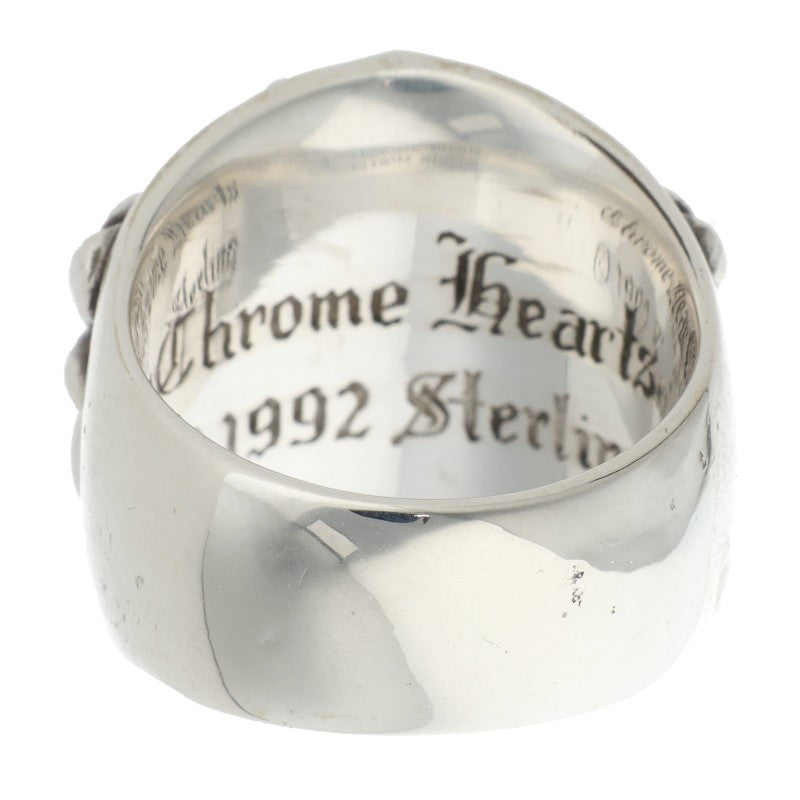Chrome Hearts KEEPER Sterling Silver Ring Size 18.5