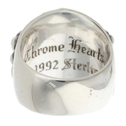 Chrome Hearts KEEPER Sterling Silver Ring Size 18.5
