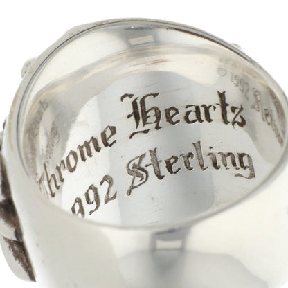 Chrome Hearts KEEPER Sterling Silver Ring Size 18.5
