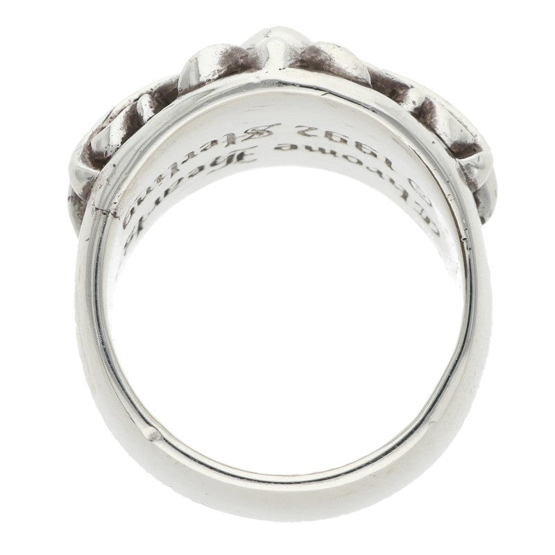 Chrome Hearts KEEPER Sterling Silver Ring Size 18.5