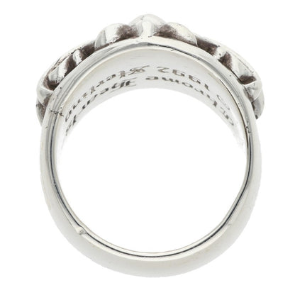 Chrome Hearts KEEPER Sterling Silver Ring Size 18.5