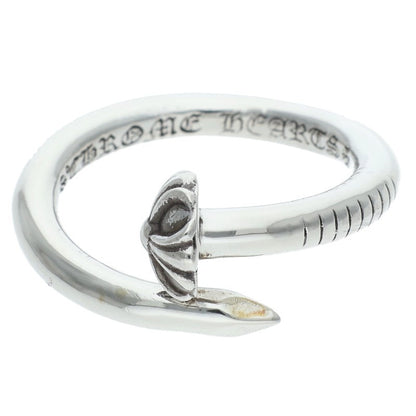 Chrome Hearts Nail Crossball Silver Ring Size ONE SIZE