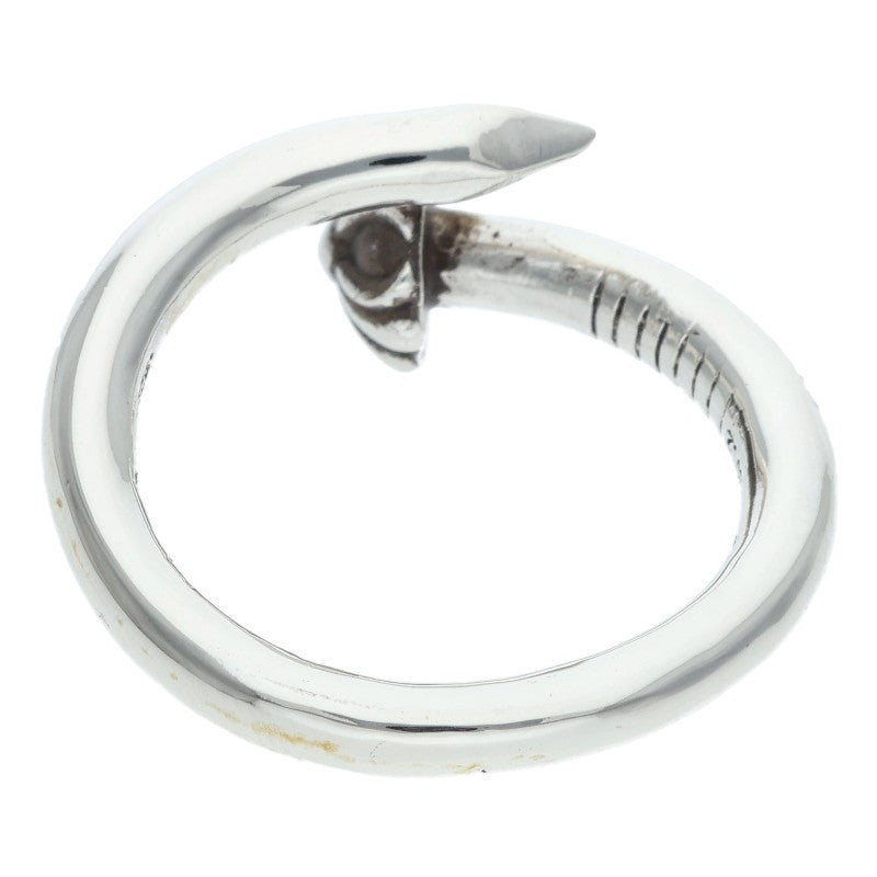 Chrome Hearts Nail Crossball Silver Ring Size ONE SIZE