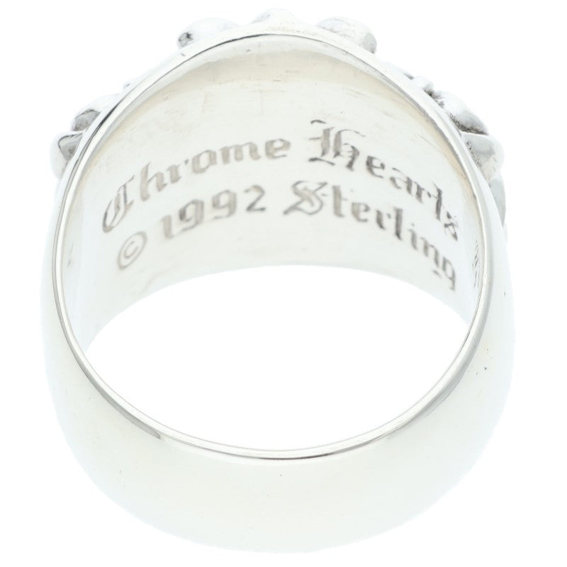 Chrome Hearts KEEPER Sterling Silver Ring Size ONE SIZE