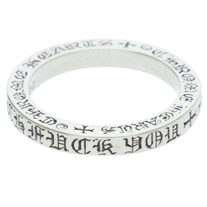 Chrome Hearts 3mm Spacer Fuck You Silver Ring Size ONE SIZE