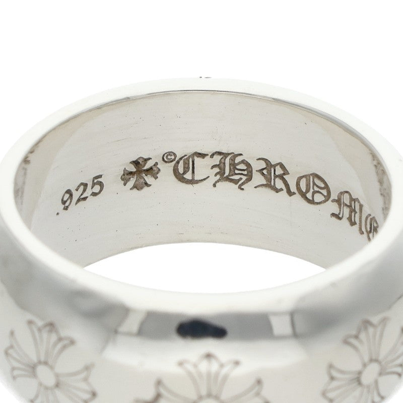 Chrome Hearts 10mm Round 925 Silver Ring Size ONE SIZE
