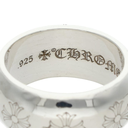 Chrome Hearts 10mm Round 925 Silver Ring Size ONE SIZE