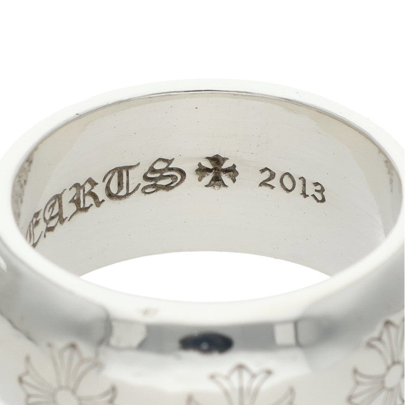 Chrome Hearts 10mm Round 925 Silver Ring Size ONE SIZE