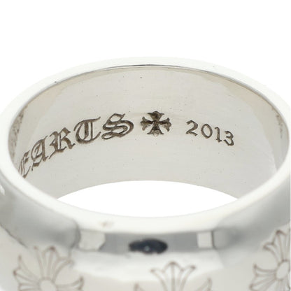 Chrome Hearts 10mm Round 925 Silver Ring Size ONE SIZE