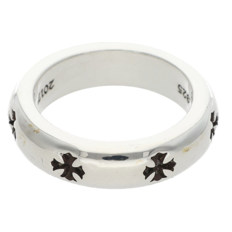 Chrome Hearts NEGATIVE CH PLUS 925 Silver Ring Size 11.5