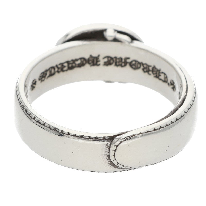 Chrome Hearts BELTED OVAL SML Silver Ring Size 18.5