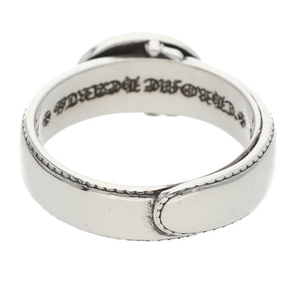 Chrome Hearts BELTED OVAL SML Silver Ring Size 18.5