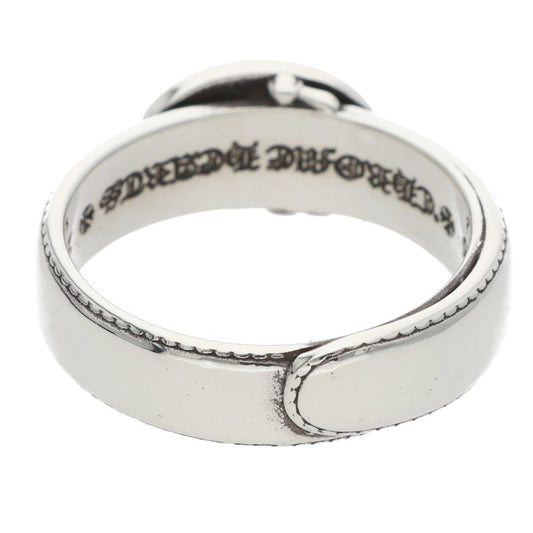 Chrome Hearts BELTED OVAL SML Silver Ring Size 18.5