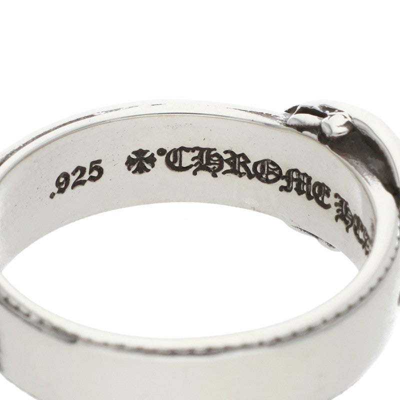 Chrome Hearts BELTED OVAL SML Silver Ring Size 18.5