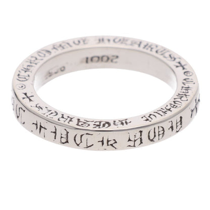 Chrome Hearts NY Ltd 3mm Spacer Silver Ring Size ONE SIZE