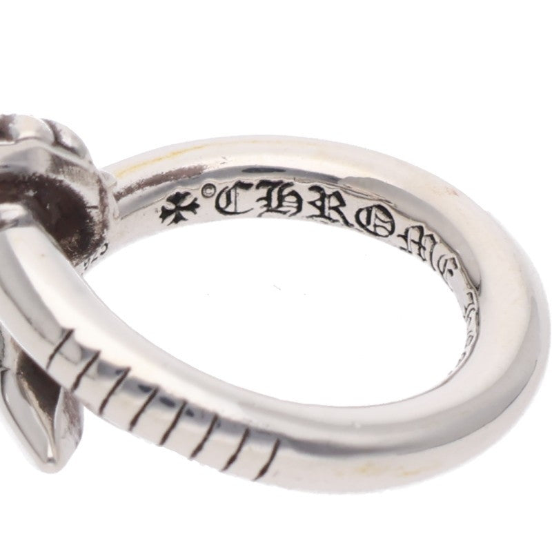 Chrome Hearts NAIL CRSBALL Silver Ring Size 6.5