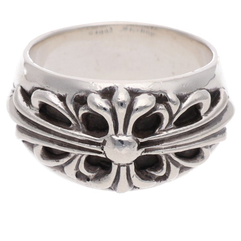 Chrome Hearts FLRL CRS Floral Silver Ring Size ONE SIZE