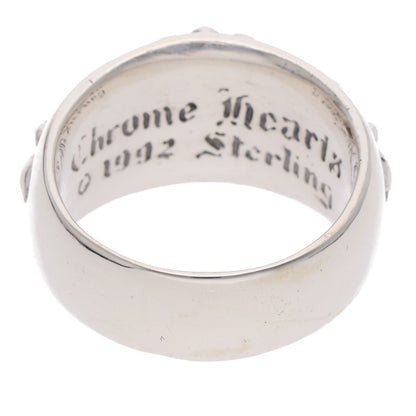 Chrome Hearts FLRL CRS Floral Silver Ring Size ONE SIZE