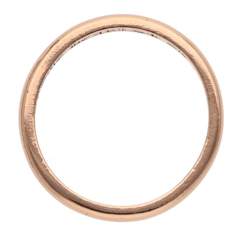 Chrome Hearts 22K WD Round Bubblegum Gold Ring Size ONE SIZE