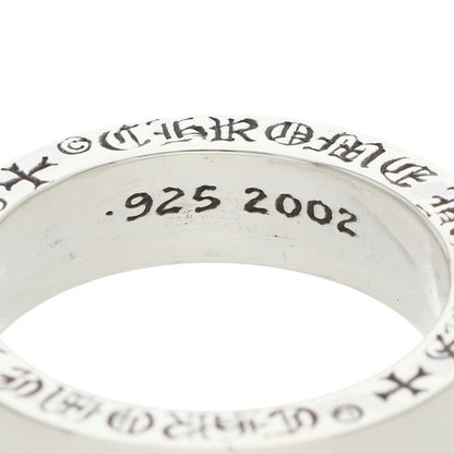 Chrome Hearts 6mm SPACER PLAIN 925 Silver Ring Size ONE SIZE